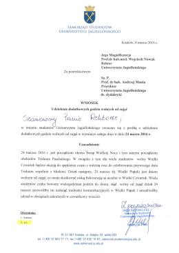 Uchwała nr 21 Uczelnianej Rady Samorządu Studentów
