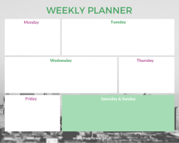 weekly to-do list