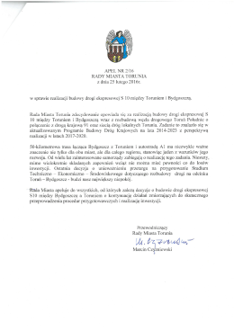 Treść apelu