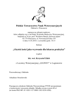 zaproszenie do wydruku - Polskie Towarzystwo Nauk