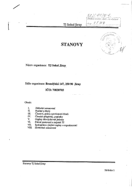 TJ Sokol Jirny_stanovy