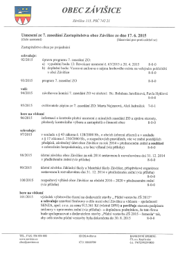 OBEC ZA` VI&Scaron;ICE