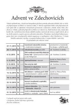 Advent ve Zde