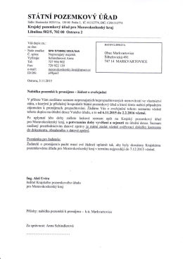 ST&Aacute;TN&Iacute; POZEMKOV&Yacute; &Uacute;ŘAD