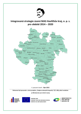 Integrovaná strategie území MAS Havlíčkův kraj, ops pro období 2014