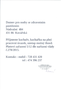 Domov pro osoby se zdravotním postižením