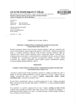 STÁTNÍ POZEMKovÝ ÚŘAD ||||ll||111jjilj111111111111111