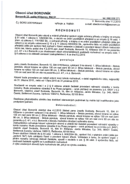 Obecn&iacute; &uacute;řad BOROVN&Iacute;K