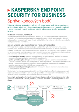 kaspersky endpoint security for business