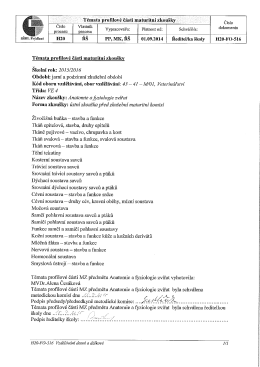 _ _ __ :`-Témata proﬁlové části maturltmzkoušky Číslo