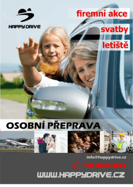 Happy Drive osobn&iacute; přeprava let&aacute;k