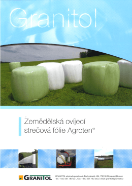 Zemědělská OVIJGCÍ SÍI`GČOVá ŤÓ ie Agroten®