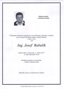 Očł`m jsi odešel, v srdcích jsi zůstal... Vhluboke`m zármuľku