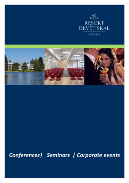 Conferences| Seminars | Corporate events - Orea