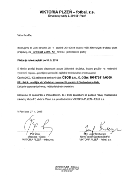 VIKToRIA PLZEŇ - fotbal, z.s.