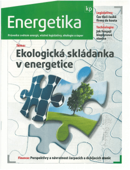 Energetika / červen 2015 [ PDF 734 kB ]