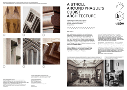 a stroll around prague`s cubist architecture