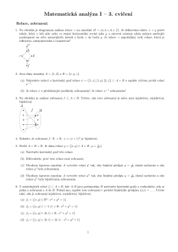 Matematická analýza I – 3. cvičení