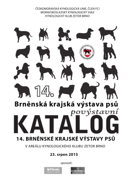 Povýstavní katalog 2015 - Kynologický Klub Zetor Brno