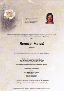 29.10.2015 Renata Machů