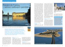 Pozvání do Francie – velmoci světových památek (časopis