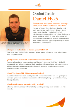 Daniel Hykš - Fit Effect