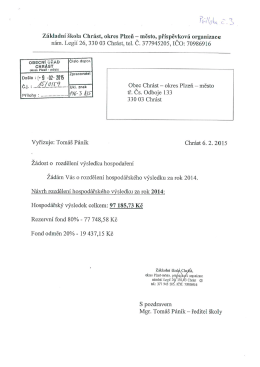 Př&iacute;loha č. 3 - Obec Chr&aacute;st