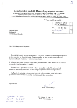 Zemedělsky podnik Razova, státní podnikv likvidaci