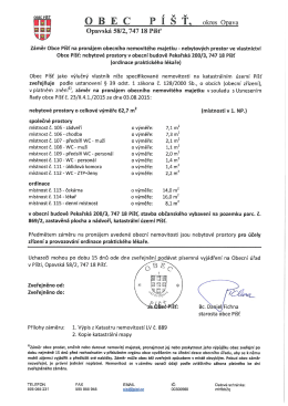 Opavská 58/2, 747 18 Píšť