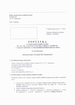Rybka. poskyto vote! socíáím`ch služeb Tovární !22 277 II