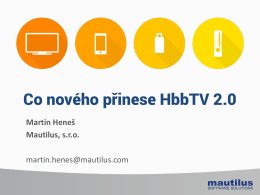 Co nového přinese HbbTV 2.0