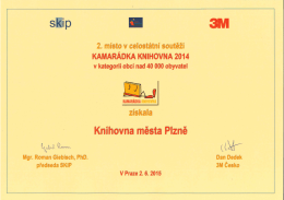 Kamarádka knihovna - Knihovna města Plzně