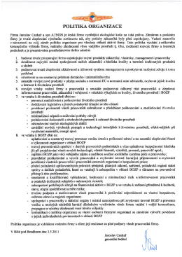 Firma Jaroslav Cankař a syn ATMOS je česká ﬁrma vyrábějící