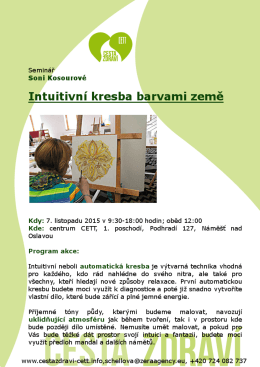 Intuitivn&iacute; kresba barvami země