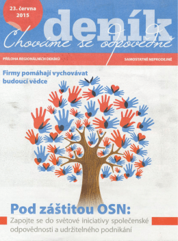 Firmy pom&aacute;haj&iacute; vychov&aacute;vat - Asociace společensk&eacute; odpovědnosti