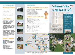 UBYTOVÁNÍ A SLUŽBY