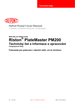 Riston PlateMaster PM200 - JAMI Electronic Slovakia, s.r.o.