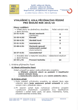 vos Vyšší odborná Škola,