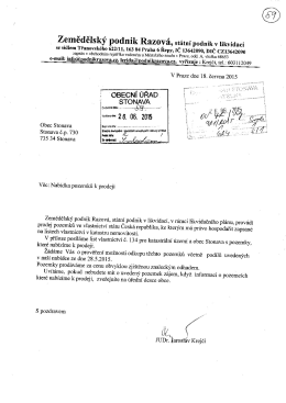 _ Zemědělský podnik Razová, státní podnik v likvidaci