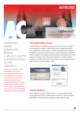 ObserveIT - AutoCont