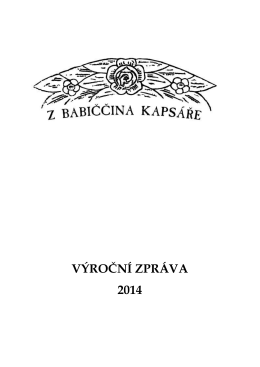 Výroční zpráva 2014