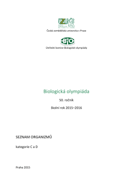 Stáhnout v PDF - Biologická olympiáda