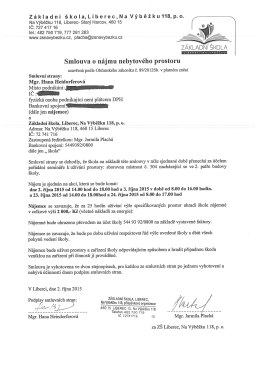 - Z&aacute;kladn&iacute; &scaron;kola Liberec, Na V&yacute;běžku.