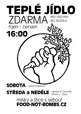 TEPL&Eacute; J&Iacute;DLO - Food Not Bombs