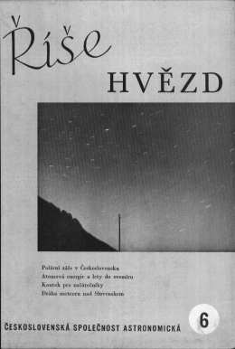 ČESKOSLOVENSK&Aacute; SPOLEČNOST ASTRONOMICK&Aacute;