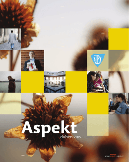 Stáhnout PDF - Aspekt - Univerzita Palackého v Olomouci