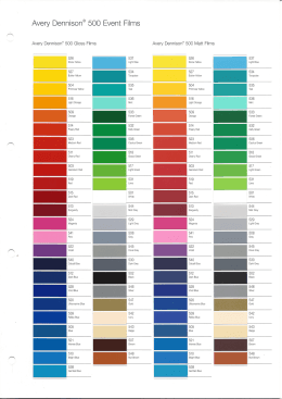 Avery Dennison&reg; 500 Event Films