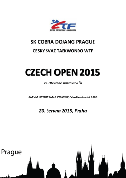 Propozice CZECH OPEN 2015