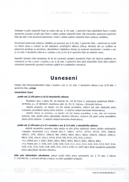 Vzhledem k počtu účastníků řízení je možno dle ust. § 144