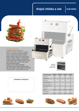 Technicky list_krajec chleba HLM52002 - Gastro-tip